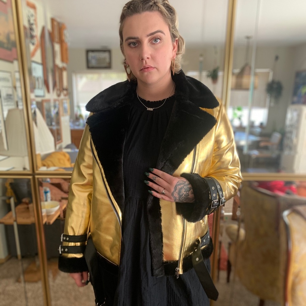 Faux Leather Jacket